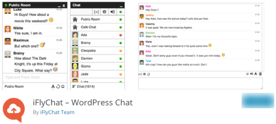 Wordpress chat room