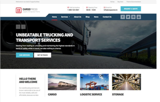sfwpexperts.com-10-Best-WordPress-Transportation-And-Logistic-Themes- cargopress